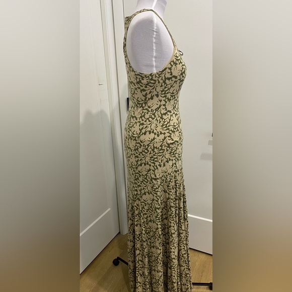 Lauren Ralph Lauren Lace Up Cotton Maxi Dress |Size Medium - Picture 6 of 10